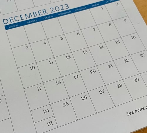 2023 year end calendar 5a
