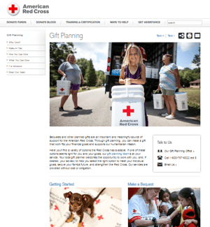 PG Calc Client Website: Red Cross
