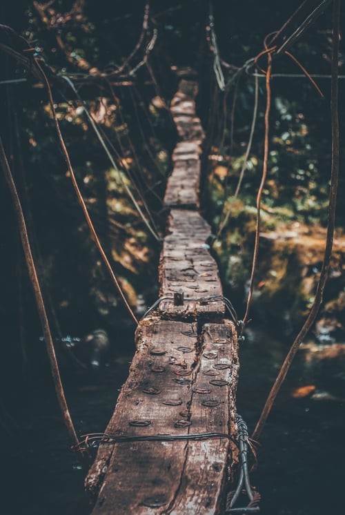 Risky Bridge - Photo by Valentin Betancur on Unsplash-2