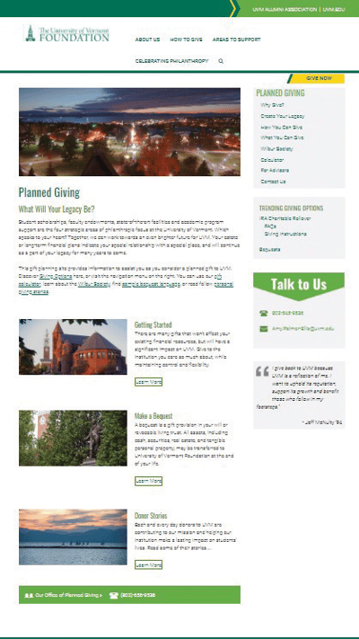 UVM Website